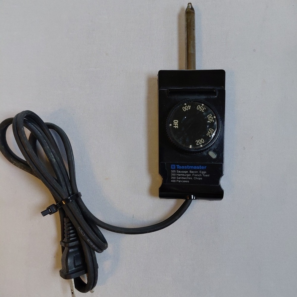 Toastmaster Skillet Temperature Control Heat Probe E100216 P500 Power Cord